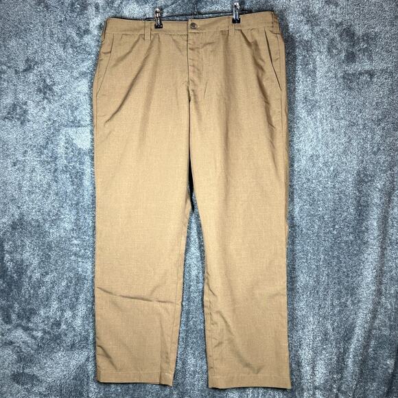 Bluffworks Original Pants Mens 38x32 Brown Performance Relaxed Fit Adult Chino - Picture 1 of 9